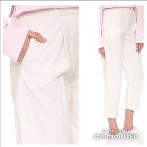 Acne studios white onno pop suit slacks sz. 38